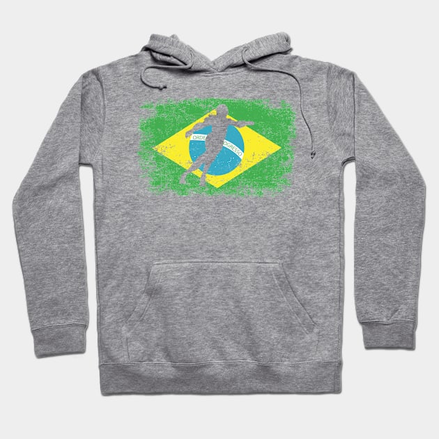 Roller Derby Bandeira do Brasil Hoodie by OldTony